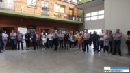 Uczestnicy spotkania w gospodarstwie Łukasza Borowiaka