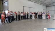 Uczestnicy spotkania w gospodarstwie Łukasza Borowiaka