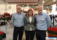 Mariusz Federowicz, Anna Bania i Tomasz Burda_stoisko firmy Florensis_IPM Essen 2016
