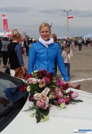 Agnieszka Krzyminska_Miedzynarodowe Targi Tulipanow 2016_pokaz florystyczny Kwiatowa Parada Samochodowa