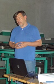 O uprawie precyzyjnej mówił dr Krzysztof Fatel - specjalista z firmy Grodan