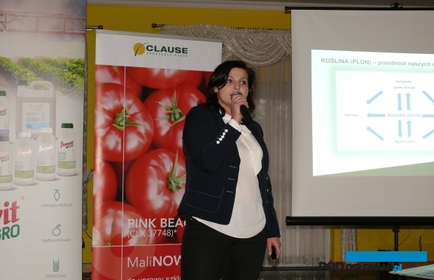 Agnieszka Ptaszek z firmy Nufarm omówiła bieżące zalecenia dotyczące ochrony warzyw i roślin jagodowych (AW)