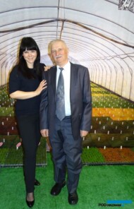 Jacek Wolski z córką Aleksandrą oferowali sadzonki wrzosów z grupy Gardengirls_Gardenia 2017