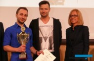 Michał Nica i Paweł Łuczak - laureaci konkursu za kompozycję nt. "Powiew Wiosny" (AW)
