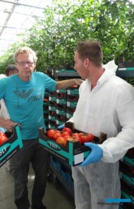 Wizyta w szklarni Johna de Jong w s'Gravanzande, obok Jack Endhoven (De Ruiter), AW