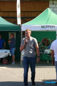 Tomasz Domański z firmy Koppert przedstawiał możliwości mikrobiologicznego zabezpieczenia roślin przed infekcjami odglebowymi.