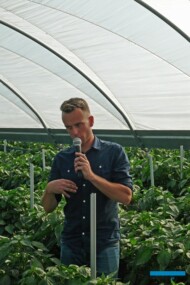 Charakterystykę odmian papryki i wiele cennych informacji uprawowych przedstawił Mariusz Kwiatkowski z firmy Syngenta
