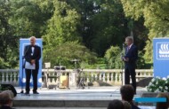 Przewodniczącym kapituły nagrody Wzorowy Ogrodnik jest profesor Andrej Komosa z Uniwersytetu Przyrodniczego w Poznaniu (z lewej), przewodniczącym komisji konkursowej - Stanisław Zabarski, dyrektor Dni Ogrodnika - Targów Międzynarodowych