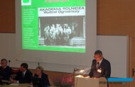 Historię Polskiego Towarzystwa Nauk Ogrodniczych przybliżył prof. dr hab. Stanisław Mazur - dziekan Wydziału Biotechnologii i Ogrodnictwa Uniwersytetu Rolniczego w Krakowie