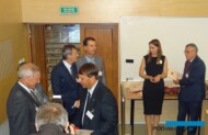 Wręczenie medali honorowych Polskiego Towarzystwa Nauk Ogrodniczych - wśród osób uhonorowanych tym odznaczeniem znaleźli się m.in. prof. dr hab Mikołaj Knaflewski (UP w Poznaniu), prof. dr hab. Stanisław Mazur (UR w Krakowie) oraz prof. dr hab. Rafał Barański (UR w Krakowie)