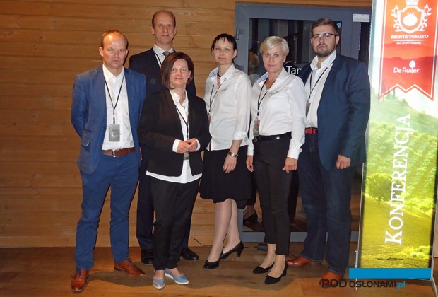 Głównym organizatorem konferencji była marka De Ruiter, reprezentowali ją, od lewej: Franky van Looveren, Wilko Kamerling, Marta Repelewicz-Szybkowska, Katarzyna Tykarska-Duchovska, Anna Wojciechowska i Mateusz Pluta