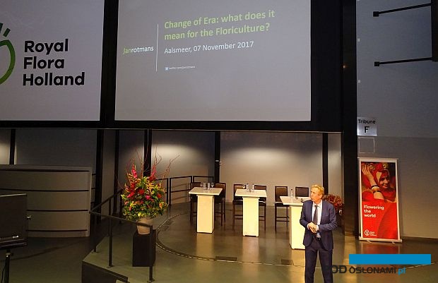 Profesor Jan Rotmans z Uniwersytetu Erazma przewiduje rewolucję w funkcjonowaniu rynku kwiaciarskiego, fot. A. Cecot