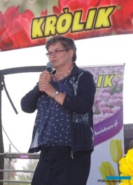 dr hab Jadwiga Treder_prof-Instytutu-Ogrodnictwa_wiceprezes SPORC_Miedzynarodowe_Targi_Tulipanow_Chrzypsko_2018