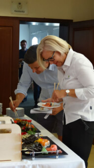 Przerwa na sushi i specjały z udziałem pomidorów