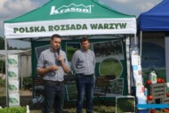 Marcin Krasoń reprezentujący Grupę Producentów Rozsad przedstawił nową ofertę firmy wdrażaną od przyszłego sezonu