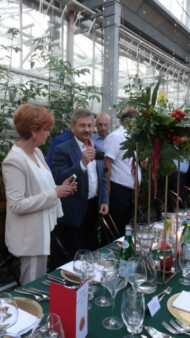 Wśród zaproszonych gości był m.in. Stanisław Zabarski - dyrektor Dni Ogrodnika - Targów Międzynarodowych