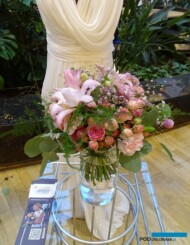 B-Dubiel_Bukiet-slubny Prace Dyplomowe 9. edycji Studiów Podyplomowych Florystyka na UR w Krakowie