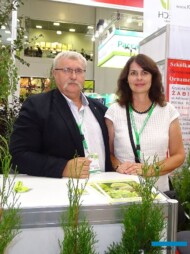 Waldemar Kosakowski i Krystyna Homa-Kosakowska ze szkółki Żabieniec FlowersExpo 2018