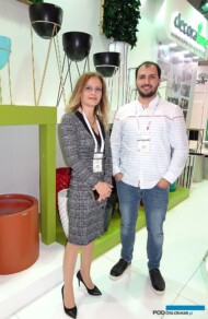 Baris Hazer i Mert Avci z tureckiej firmy Decoratime produkującej ozdobne doniczki_Flower-Show_Istanbul 2018