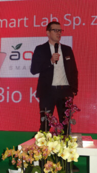 Nagrodę dla firmy Royal Brinkman za osuszacz powietrza odebrał Grzegorz Surman