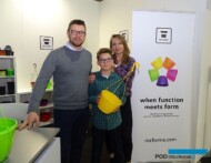 Przemysław Ziomek i Marzena Marciniak-Ziomek z firmy MZ Forma, z synem Antonim_Myplant and Garden 2019