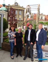 Niektórzy ze współtwórców tegorocznych Ogrodów Daisy: Krystyna Abram, Dorota Tomszak, Mateusz Milczyński, Grzegorz Brudek