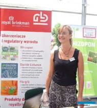 Joanna Czylok reprezentowała firmę Royal Brinkman_Dni Otwarte Plantpol 2019