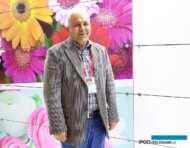 Abdulhamit Başkurt - producent kwiatów - na stoisku tureckiego Stowarzyszenia Eksporterów Roślin Ozdobnych, które promowało nową markę Turkish Flowers _Flower-Show-Istanbul 2019