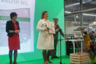 Nagrodę dla Formy Agrosimex za produkt Delfin WG odebrała wiceprezes firmy, Wiesława Barańska