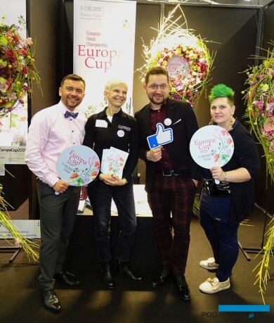 Europejskich Mistrzostw Florystycznych 2020, które odbędą się w Katowicach (promowali je przedstawiciele Stowarzyszenia Florystów Polskich: Zbigniew Dziwulski, Lena Stryjska, Tomasz Max Kuczyński, Katarzyna Rduch