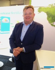 Grzegorz Peszko na ekspozycji firmy nawozowej Haifa_IPM Essen 2020