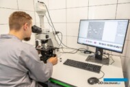 W laboratorium sprawdzana jest jakość biopreparatów, Intermag