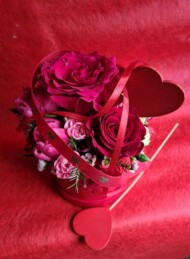 Flower box_Walentynki 2021_Floristica