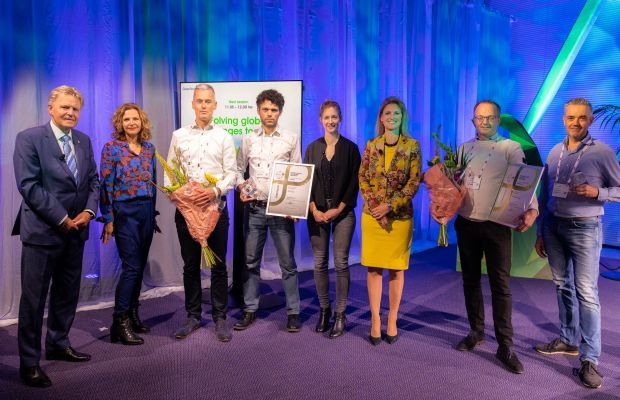 Ceremonia wręczenia nagród w konkursie o GreenTech Innovation Awards 2021, która odbyła się 28 września w Amsterdamie; fot. GreenTech