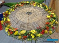 Kompozycja Dominiki Wolnej symbolizująca Armenię_pokaz SFP W grupie siła! Europa Cup tuż, tuż_Gardenia 2021_fot. A-Cecot