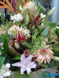 Kompozycja Iwony Bielik-Pawelczyk uosabiająca Czechy_pokaz SFP W grupie siła! Europa Cup tuż, tuż_Gardenia 2021_fot. A-Cecot