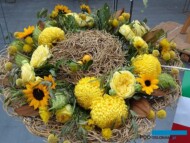 Kompozycja Anna Wawrzyniak uosabiająca Włochy_pokaz SFP W grupie siła! Europa Cup tuż, tuż_Gardenia 2021_fot. A-Cecot