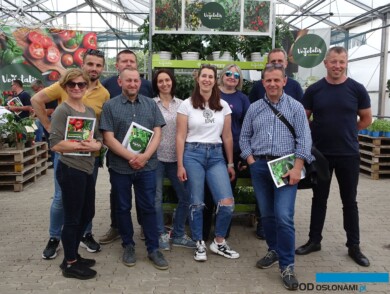 Polska grupa - przedstawiciele firmy Syngenta Flowers - podczas Dni Otwartych Vegetalis_w Uettingen_fot. A. Cecot_1