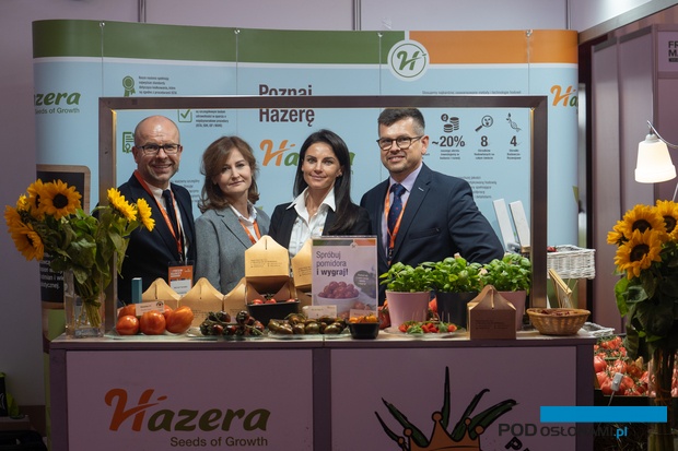 Przedstawiciele firmy Hazera, której pomidor Baby Munda zdobył nagrodę Fresh Market Award