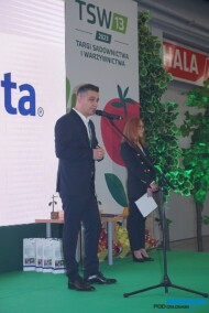 Podczas otwarcia TSW firmę Syngenta, będącą sponsorem targów, reprezentował dyrektor handlowy w Europie Centralnej - Tomasz Górski
