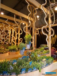 Ekspozycja przedsiębiorstwa Vigo Gerolamo, którego znakiem rozpoznawczym są zioła w doniczkach_Myplant Garden 2023_fot. A. Cecot