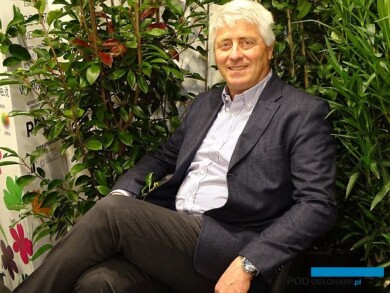 Luigi Pagliani, prezes włoskiej organizacji ANVE (Associazione Nazionale Vivaisti Esportatori) podczas targów Myplant & Garden 2023, fot. A. Cecot