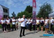 prezes Jerzy Starzyński i pracownicy Plantpolu - oficjalny początek Dni Otwartych w Zaborzu 2023_fot. A. Cecot