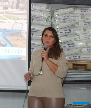 Podczas semminarium w firmie Greenpunkt BukeKorun omówiła ofertę włoskiego przedsiębiorstwa Gruppo Padana (fot. A. Cecot)