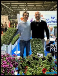 Andrea Persona i Mattia Silvestrin na ekspozycji firmy Sentier_Myplant-and-Garden2024_fot. A. Cecot