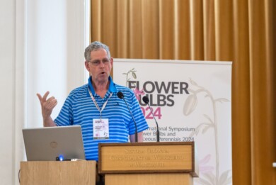 William B. Miller z Uniwersytetu Cornella w USA _sympozjum Flower Bulbs 2024_fot. Agencja City - Kamila Król