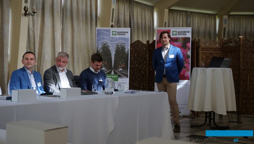 Michał Kłobus z Agro Risk Polska prowadził spotkanie z agentami i brokerami ubezpieczeniowymi w Tłokini Kościelnej (fot. A. Wize)