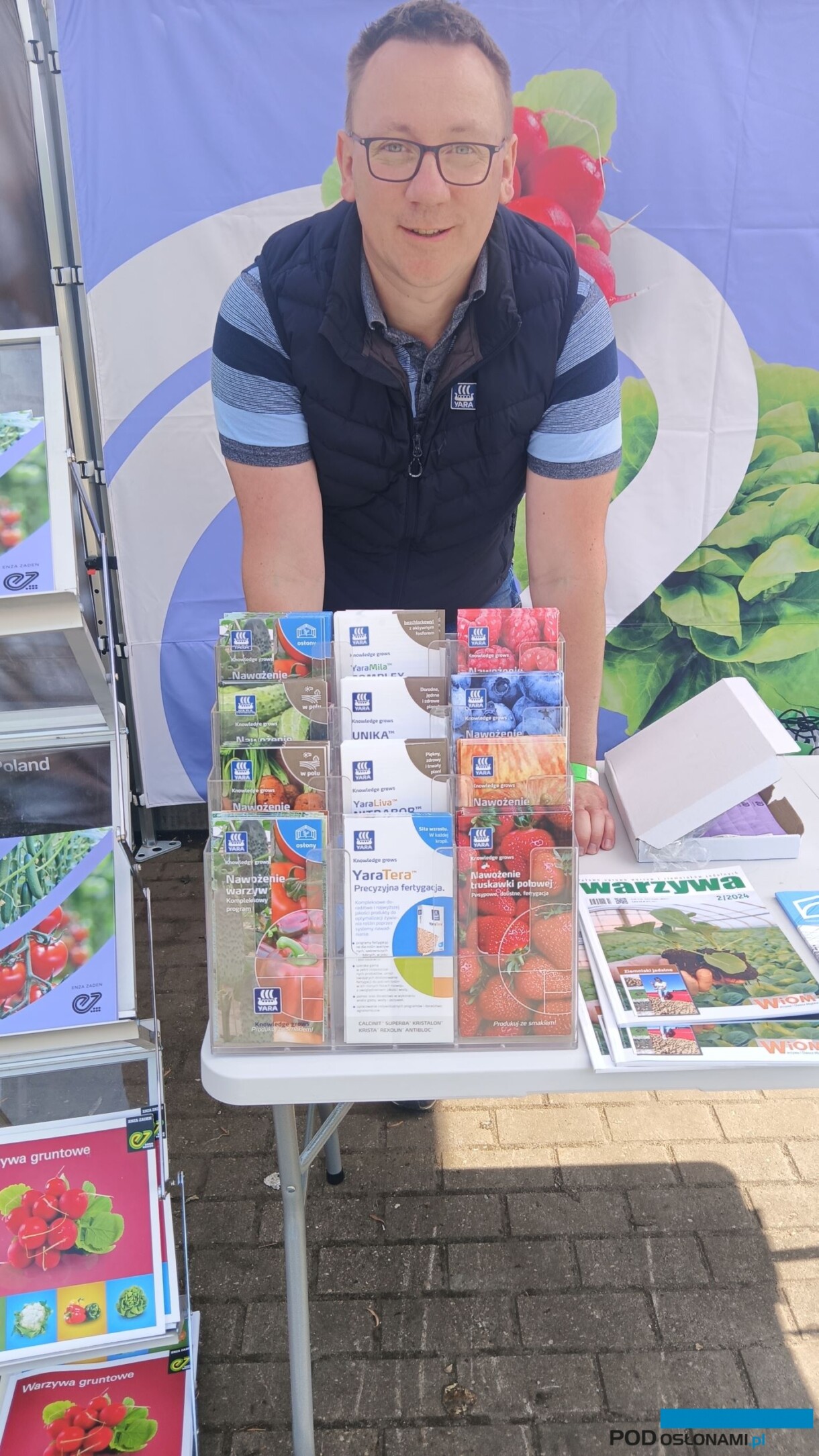 Wojciech Kopeć reprezentował firmę Yara (fot. SSZ)