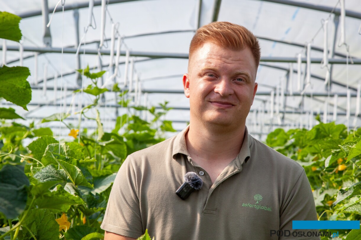 Krystian Kieszek z firmy Amagro przekazał zalecenia dotyczące nawożenia z wykorzystaniem produktów Cuperdem i Eckosil (fot. MS)