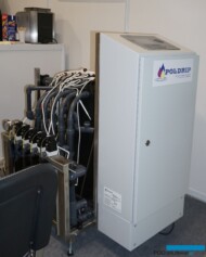 Firma Poldrip oferowała miksery i kompletne instalacje do nawadniania upraw (fot. AW)